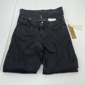 Lauren Conrad Jeans 6 Short Womens Mid Rise Bootcut Black Denim Casual Slim New